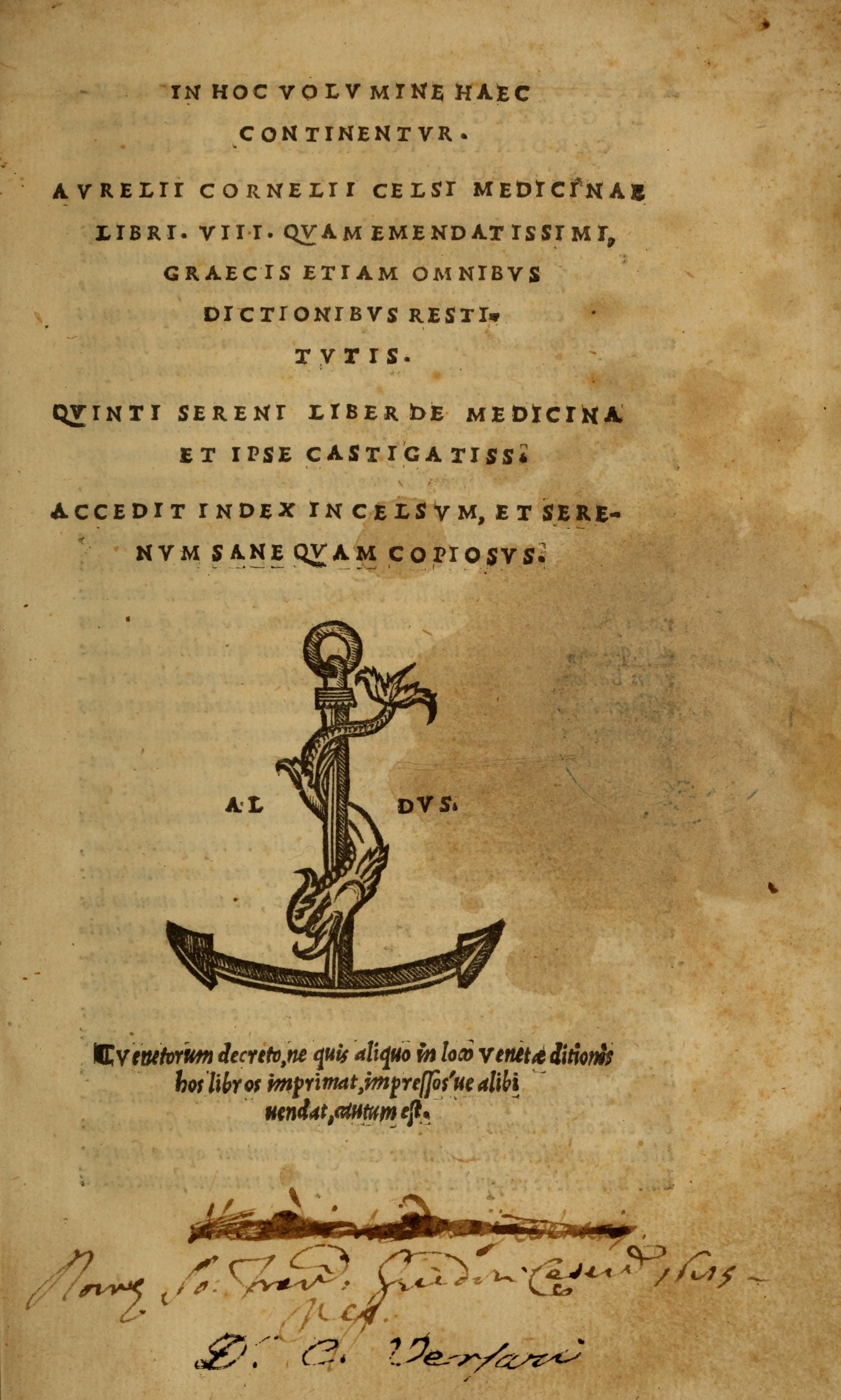 Medicinae Libri Octo