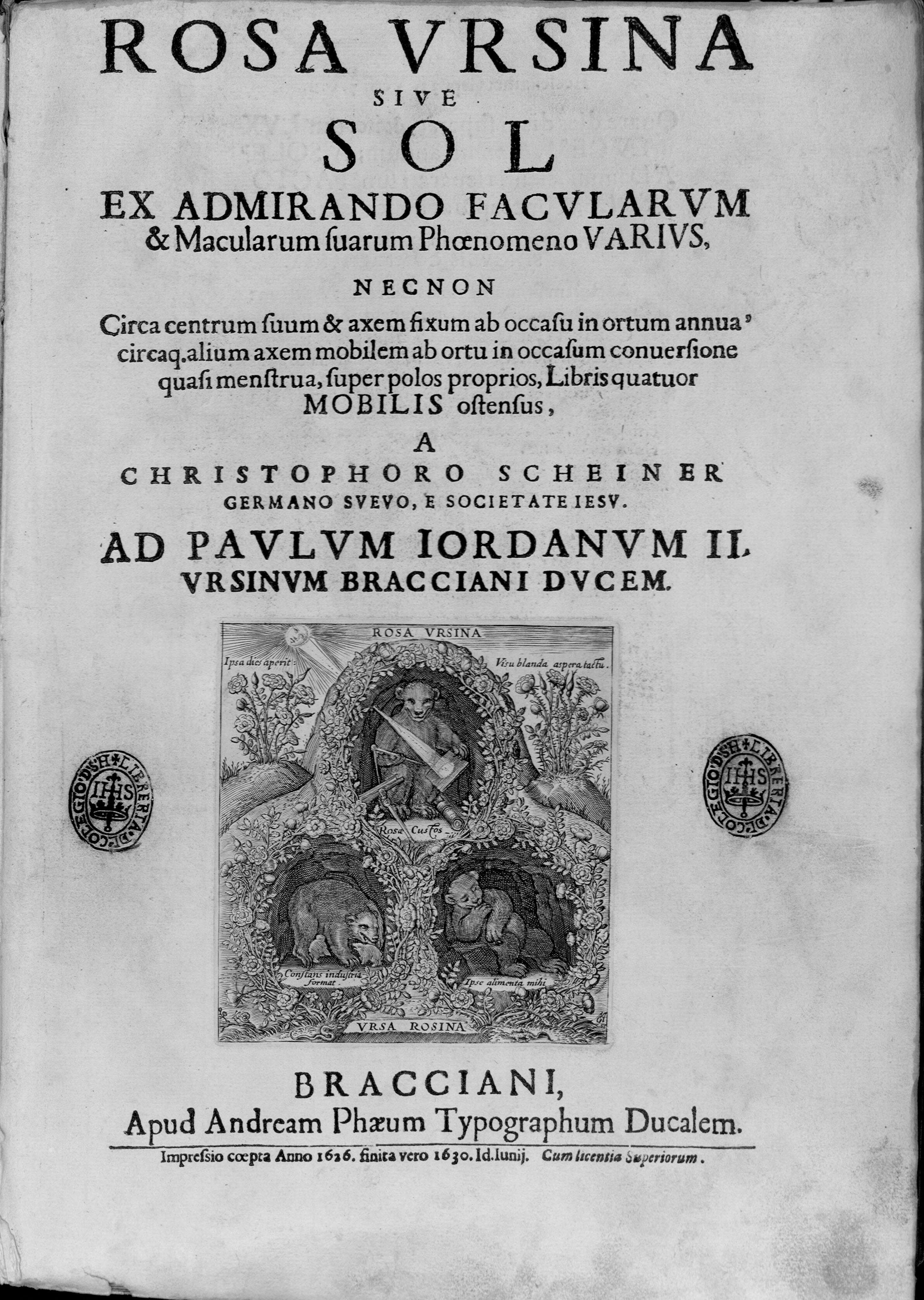 Rosa Ursina sive Sol