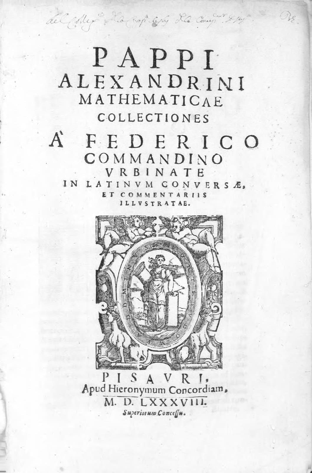 Mathematicae Collectiones (Commandino 1588)