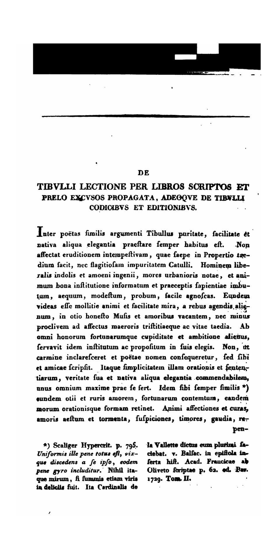 Albii Tibulli Carmina. Accedunt Sulpiciae Elegidia