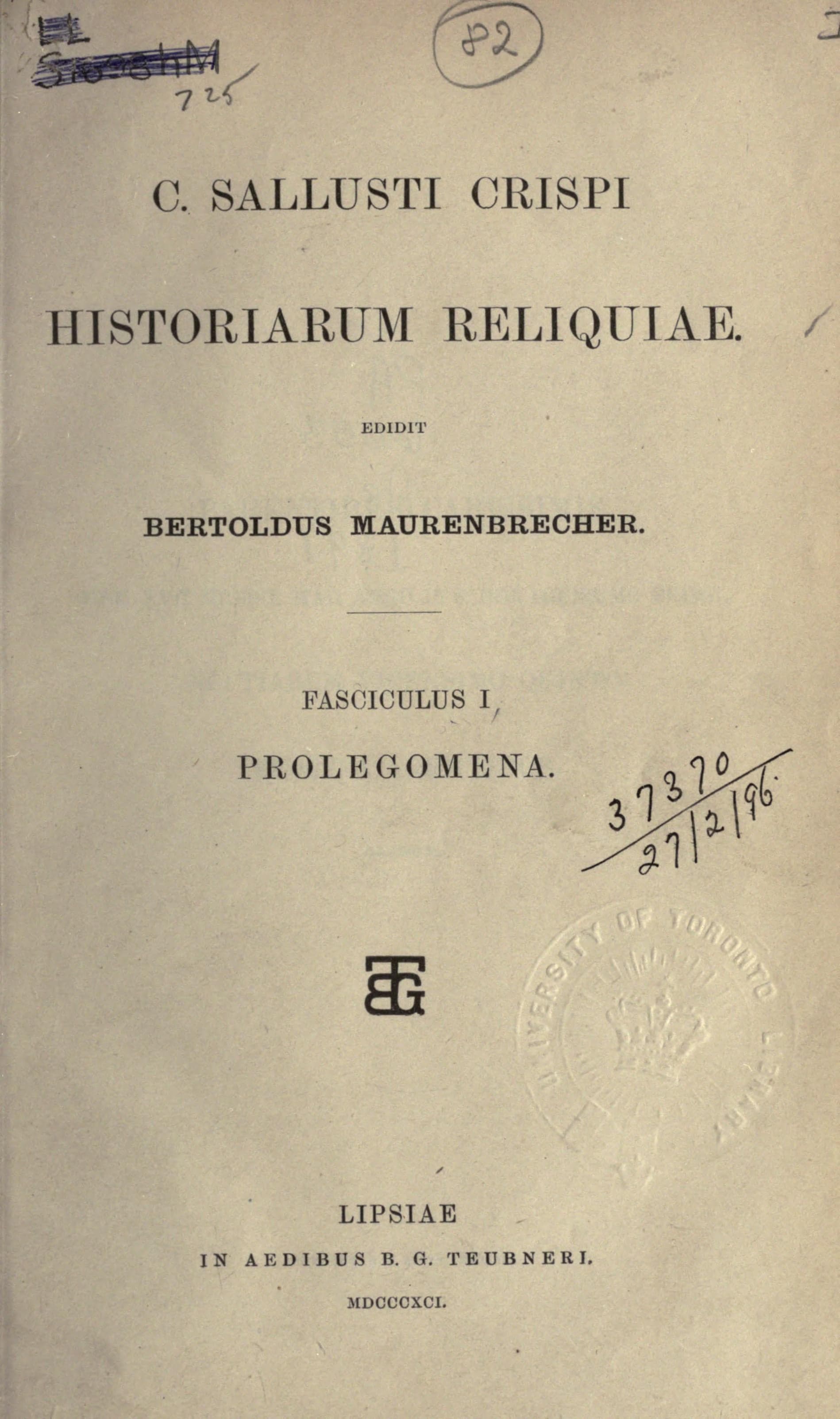 Historiarum Reliquiae