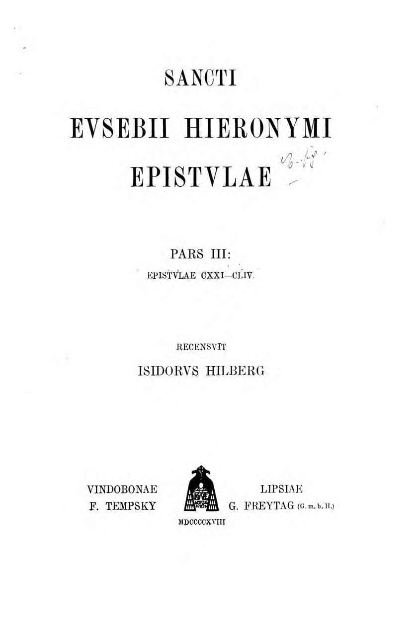 Corpus Scriptorum Ecclesiasticorum Latinorum, Vol. LVI: Augustini Epistulae Pars III