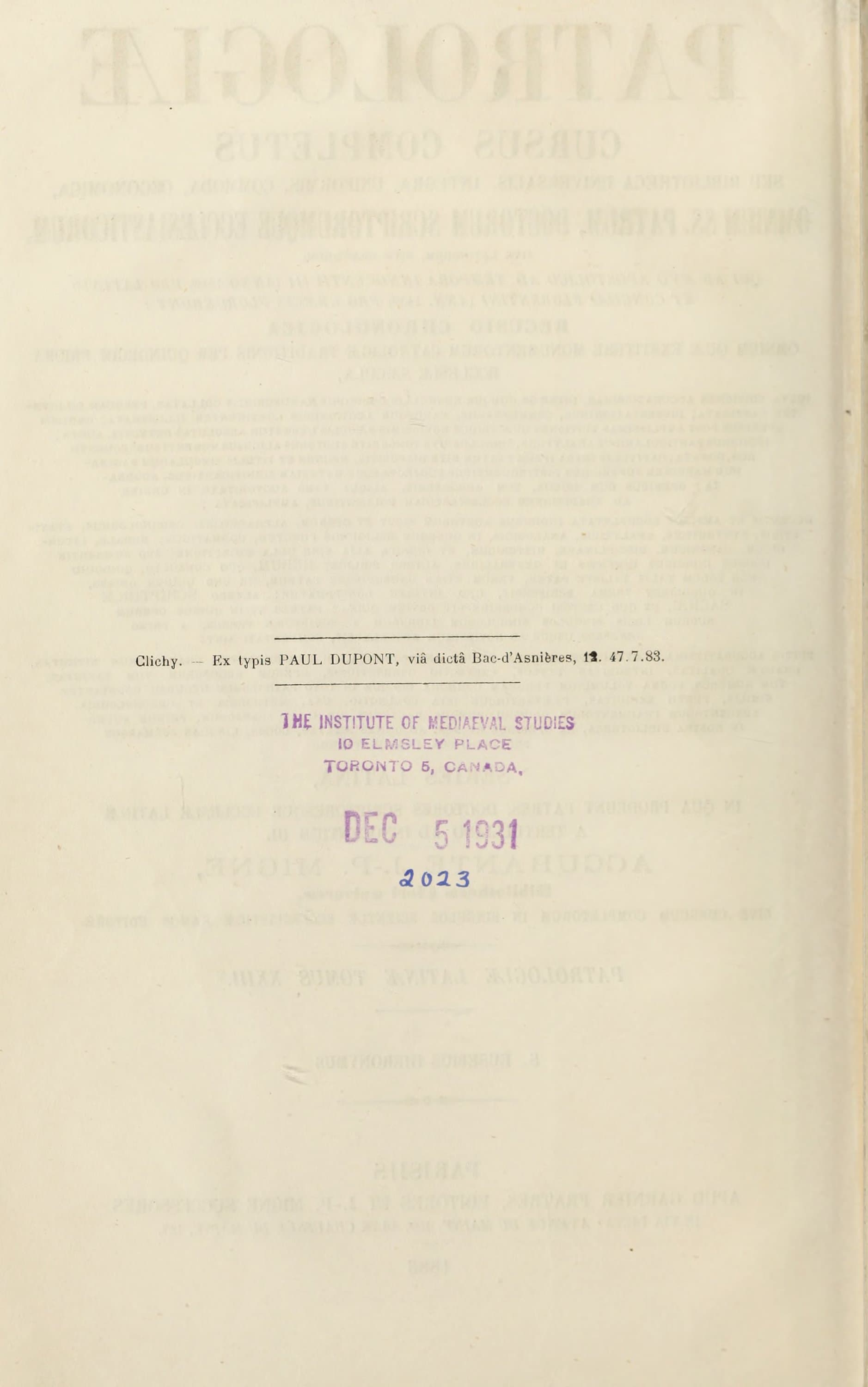 Sancti Eusebii Hieronymi Stridonensis Presbyteri Opera Omnia, Vol. II