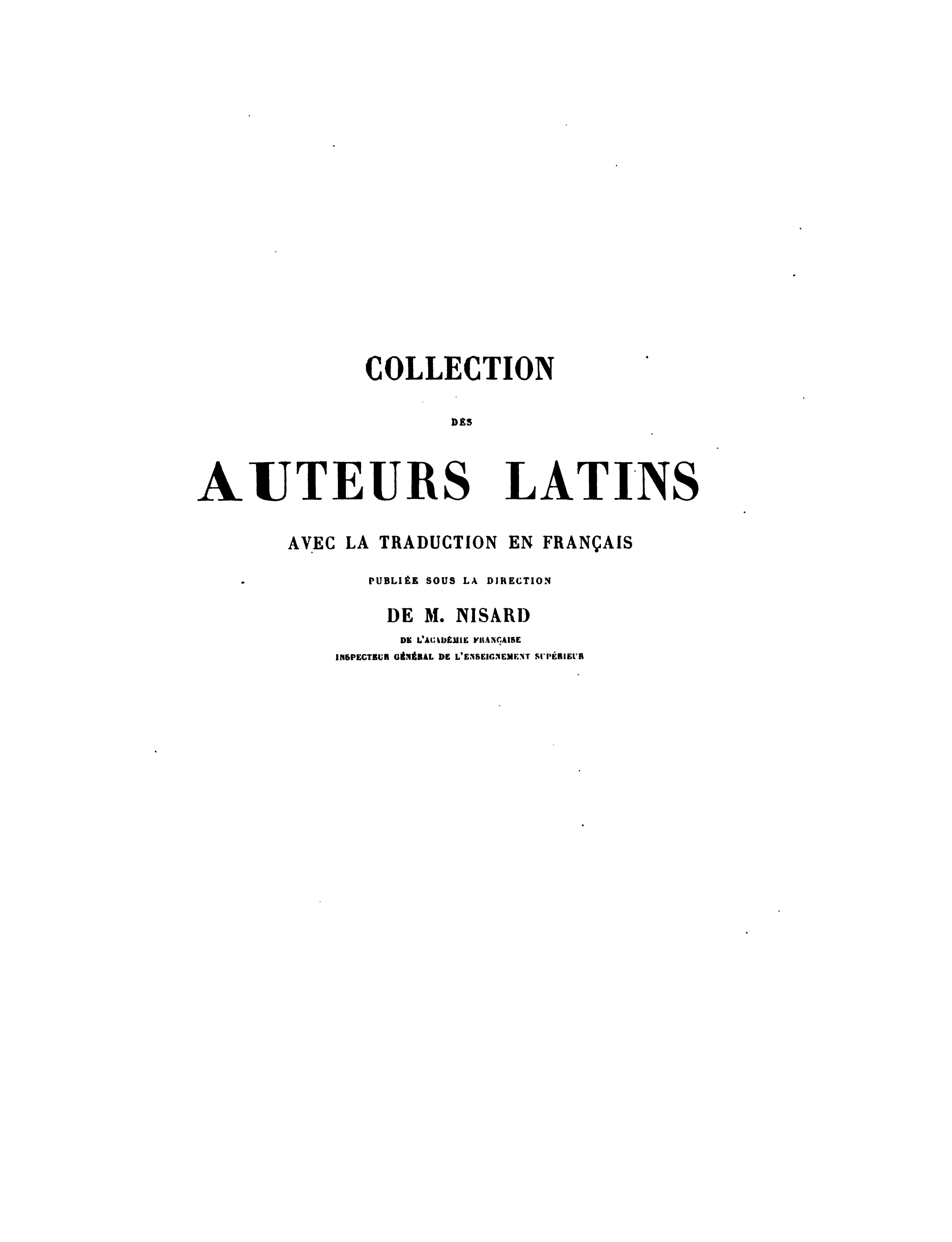 Celse, Vitruve, Censorin, Frontin (Oeuvres Completes)