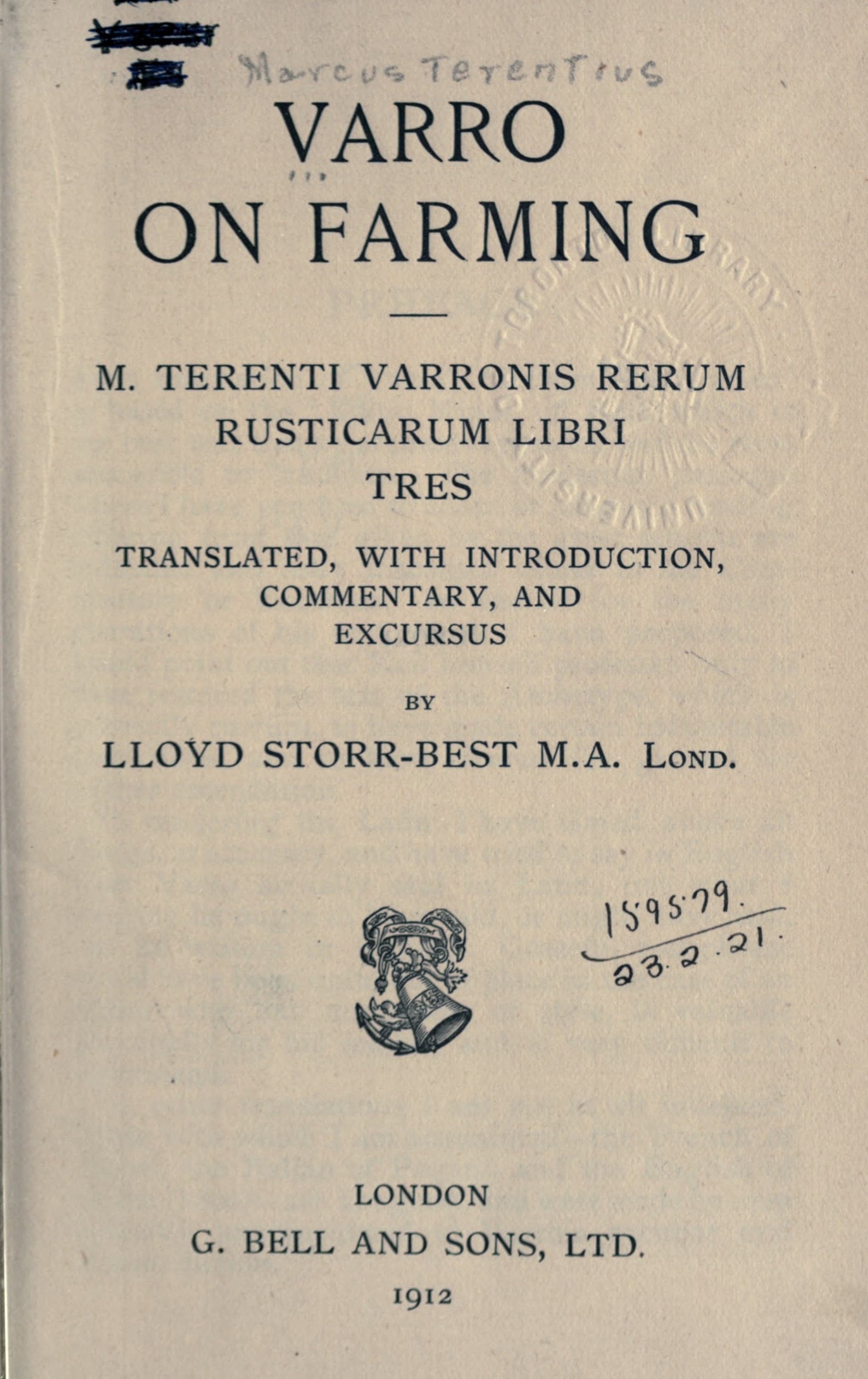 On Farming (Rerum Rusticarum Libri Tres)