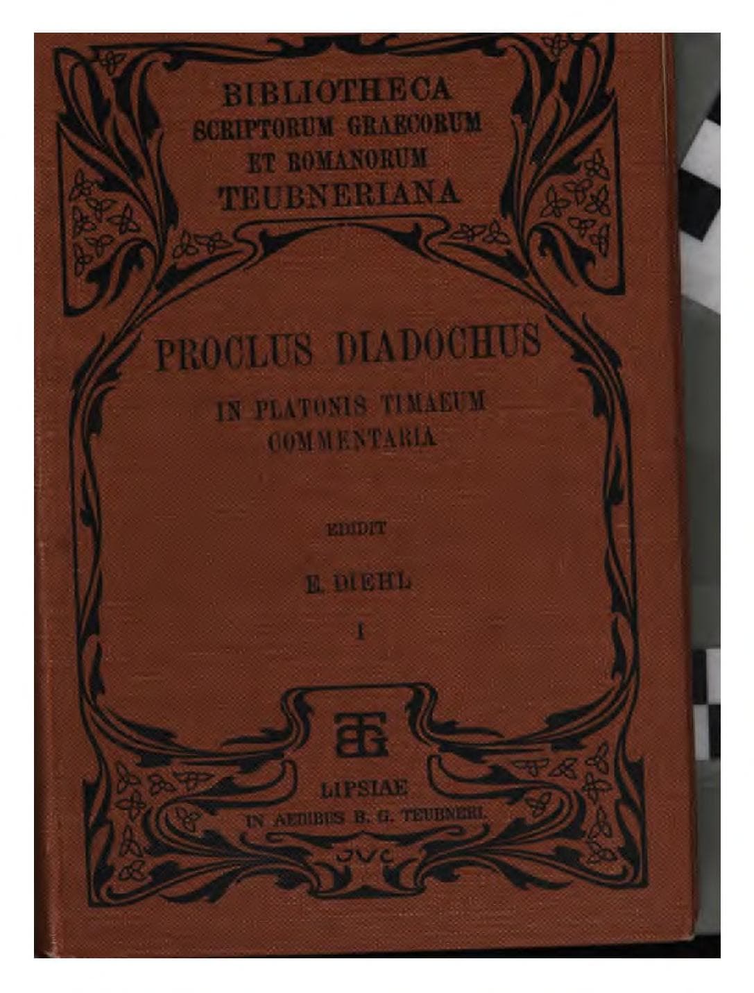 Procli In Platonis Timaeum Commentaria, Vol. II (Diehl)