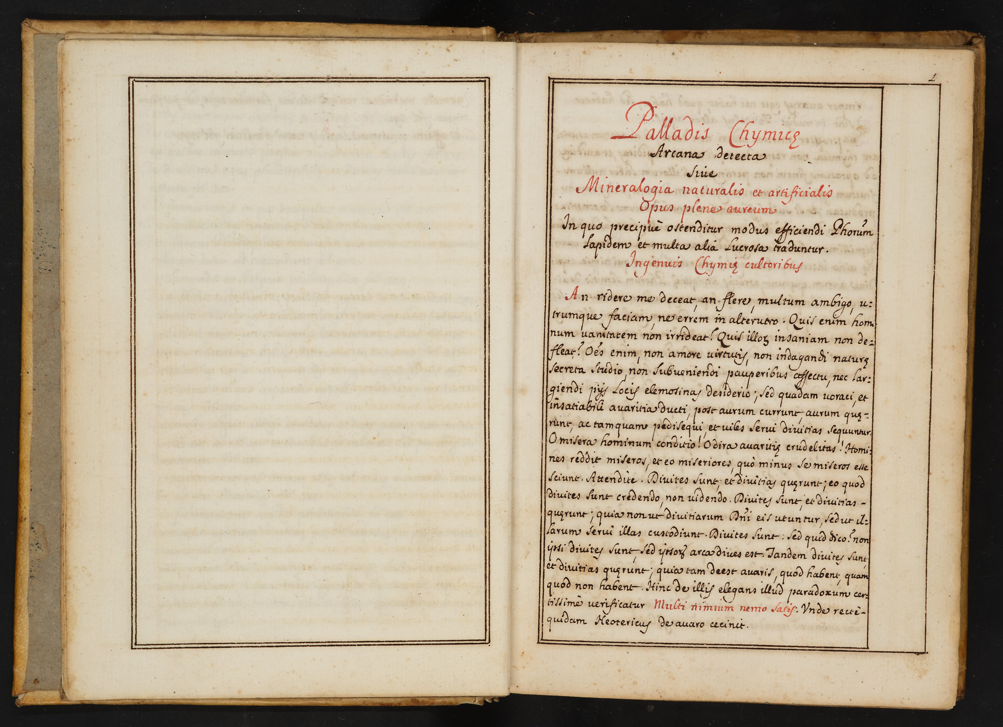 Palladis Chymicae Arcana Detecta — Marengus (PH165)