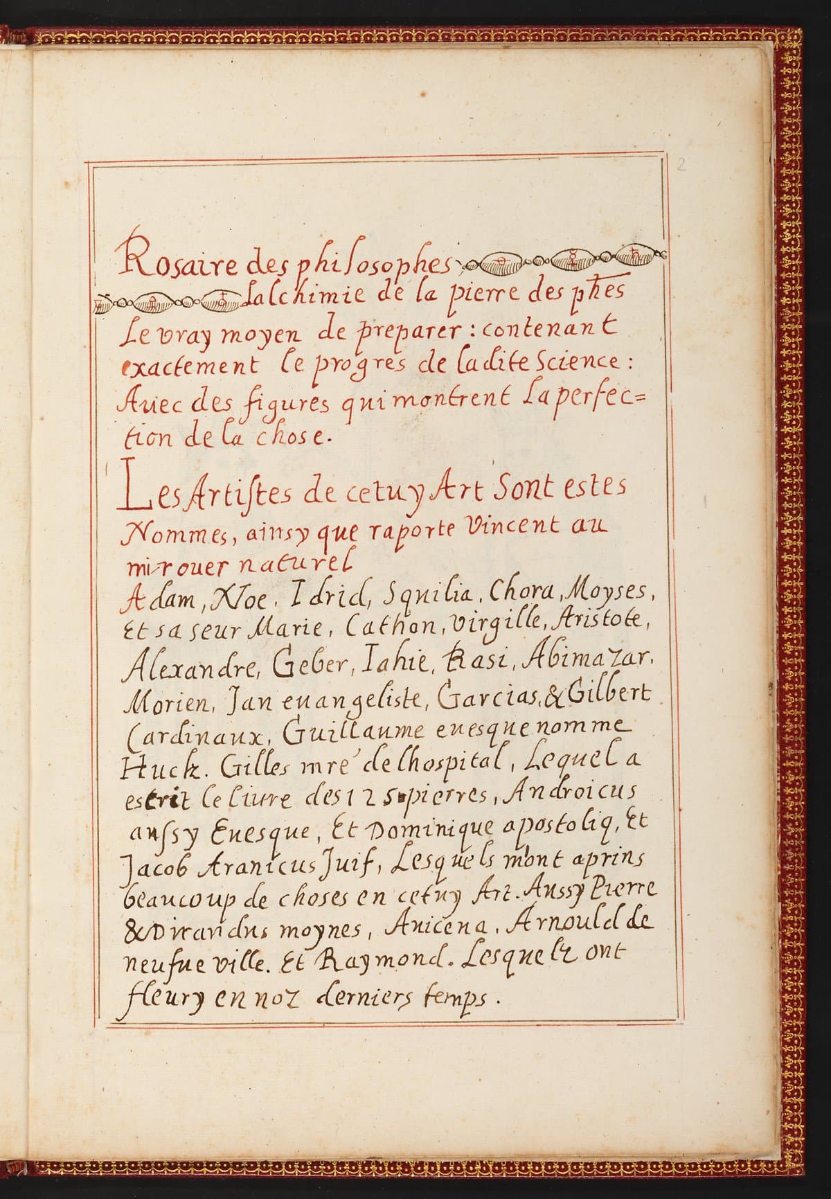 Rosaire des Philosophes — Rosarium Philosophorum (PH333)