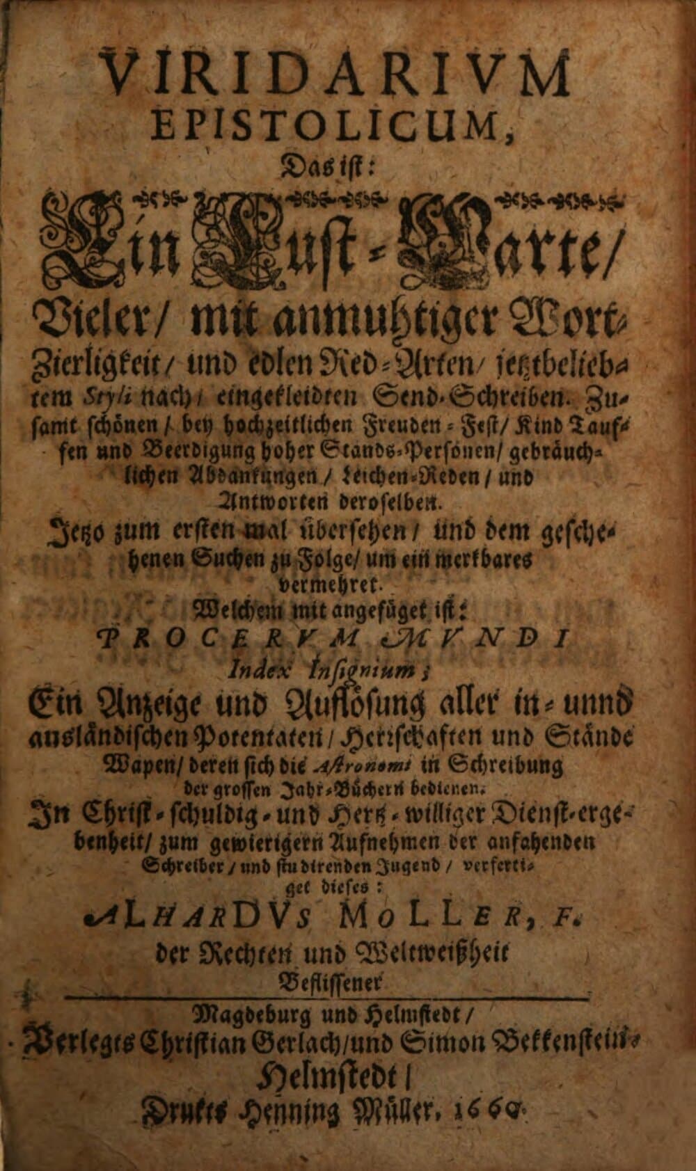 Viridarium Epistolicum