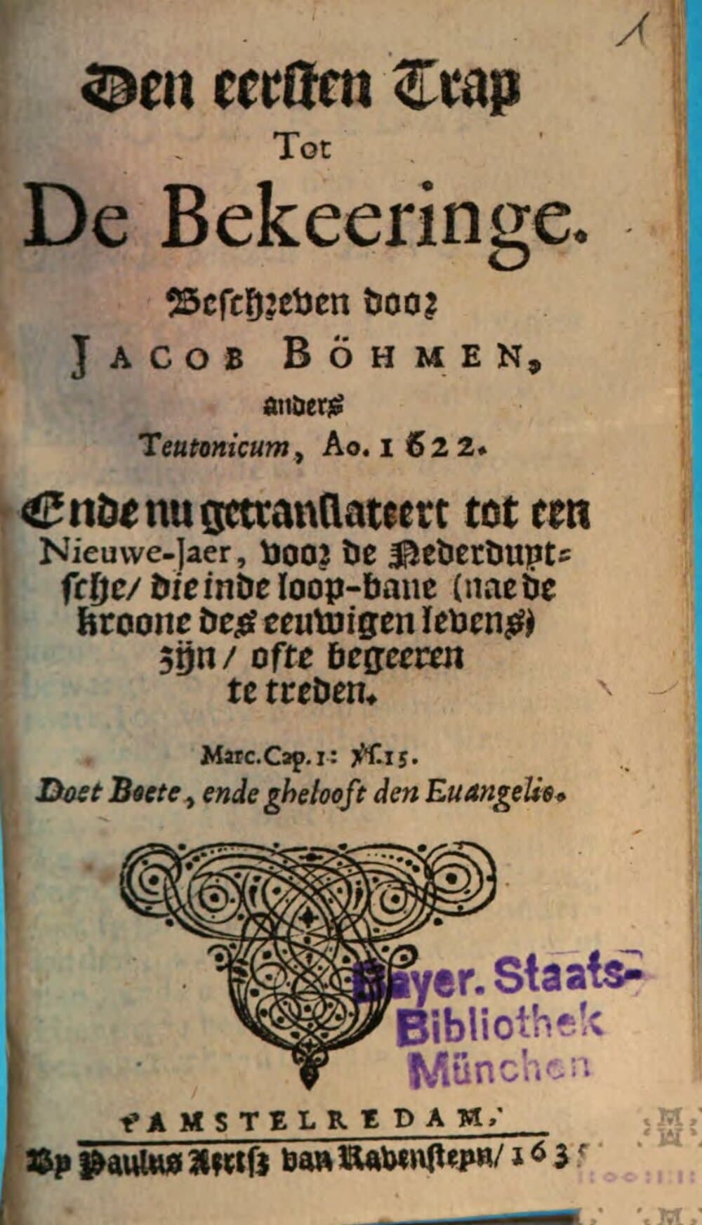 Den ... Trap Tot De Bekeeringe. 1