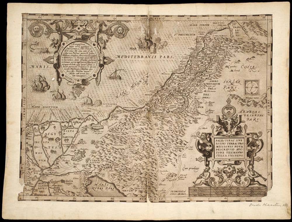 Palestinae sive totivs terrae promissionis nova descriptio, avctore Tilemanno Stella Sigenens