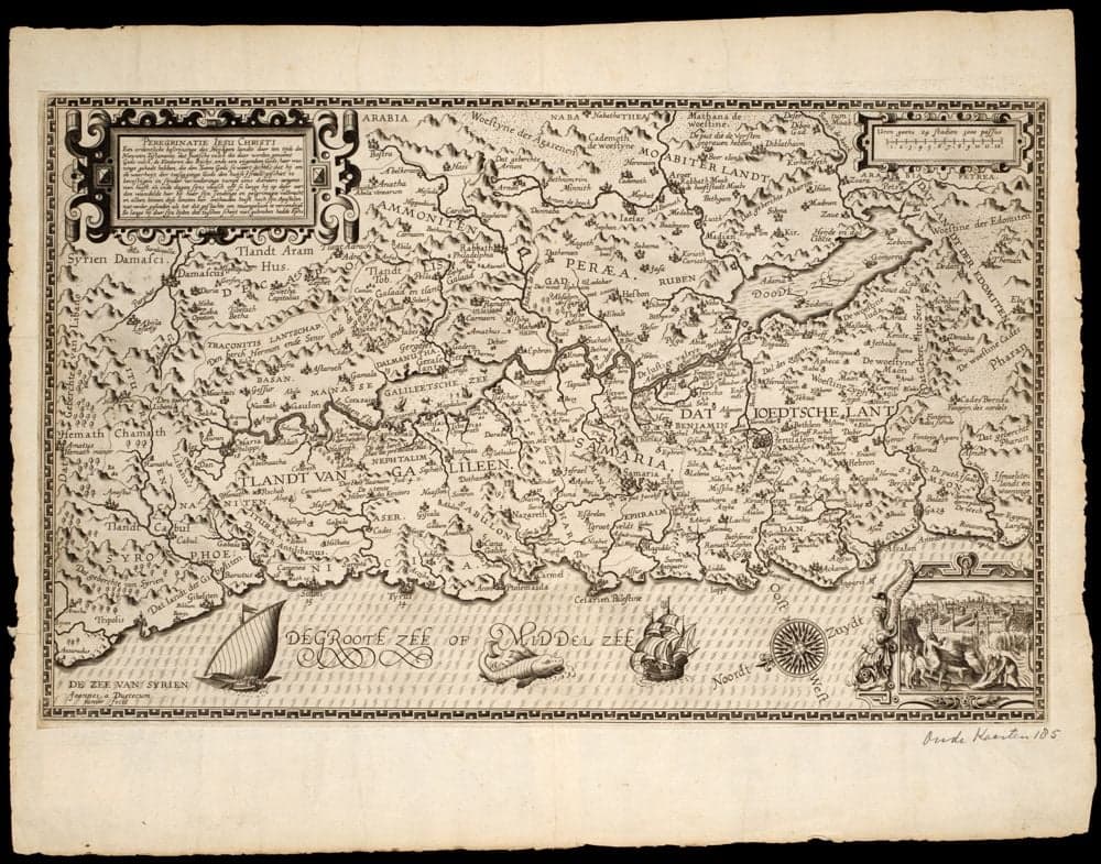 Peregrinatie Iesu Christi :, een ordentlicke bescrijvinge des Heijlighen landts daer ten tijde des Nieuwen Testaments ... /, Joannes à Duetecum junior fecit.