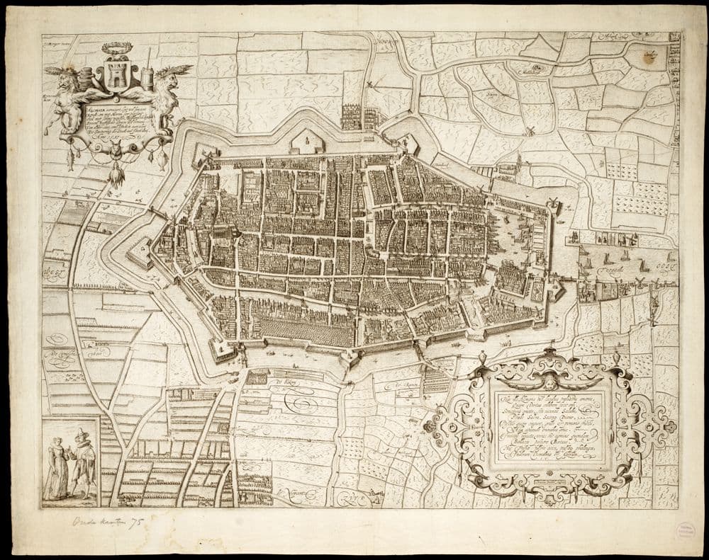 [Kaart van Alkmaar], Cornelius Drebbel sculptor