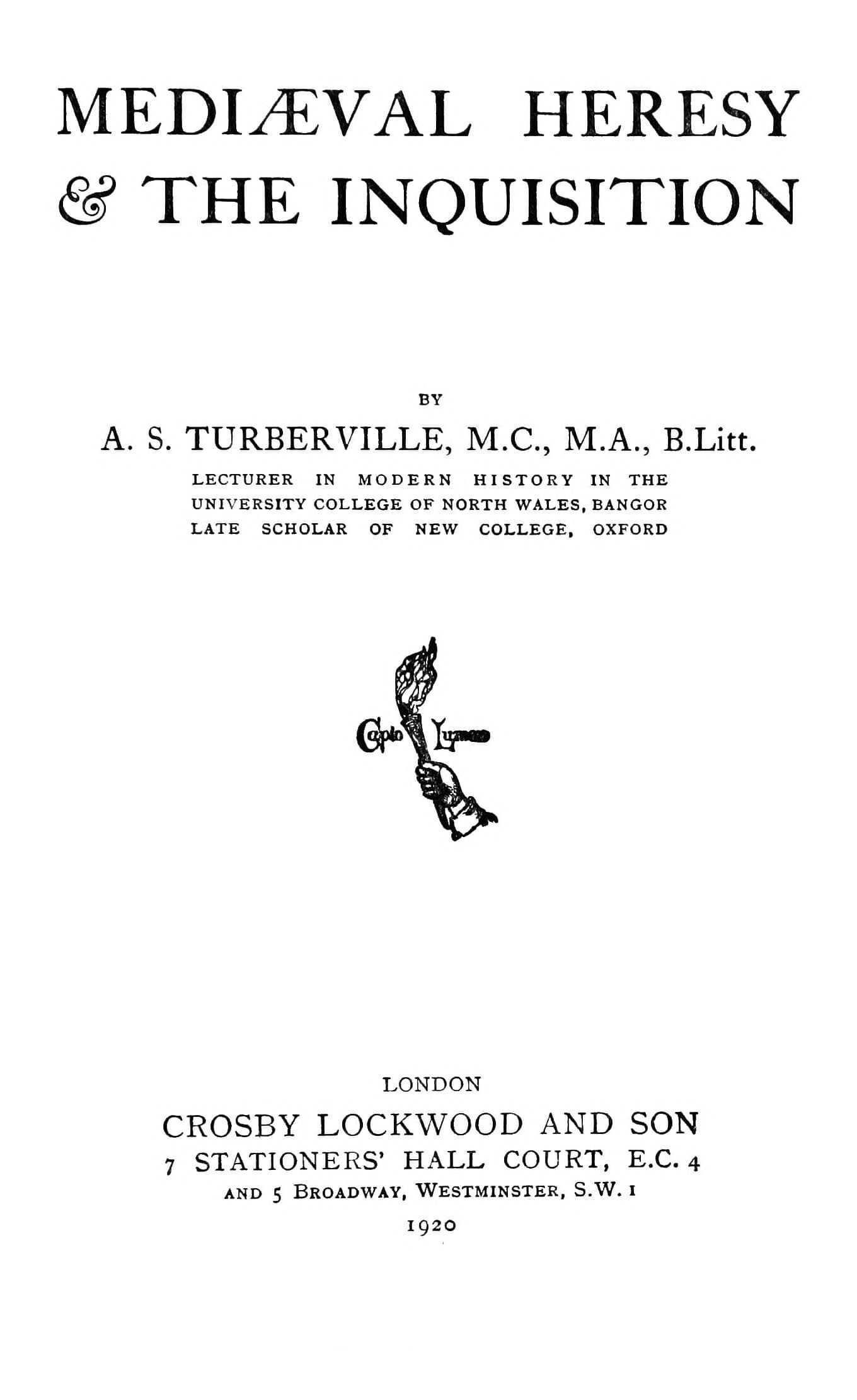 Medieval Heresy & the Inquisition