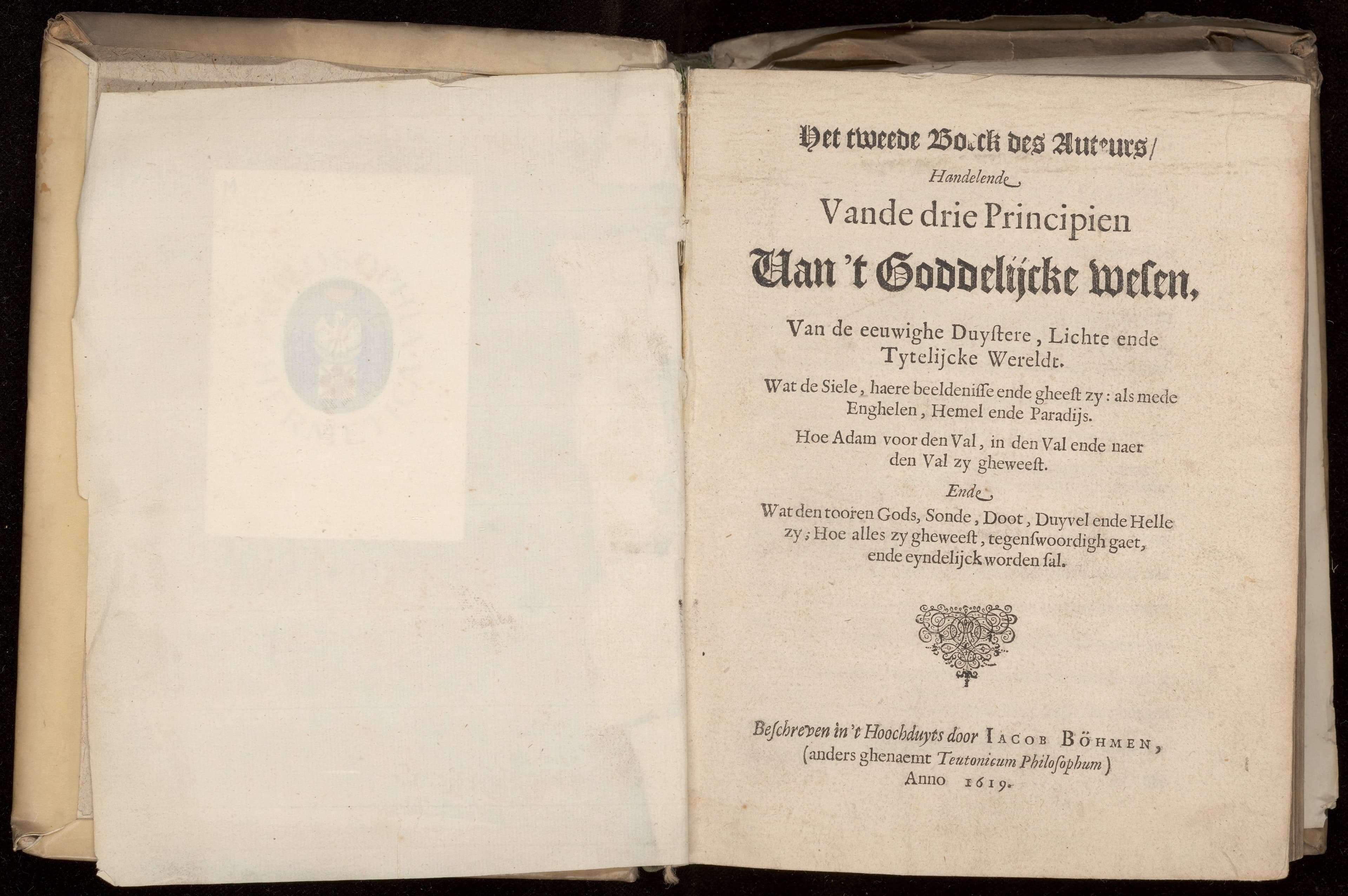 Het tweede boeck des auteurs, handelende van de drie principien
