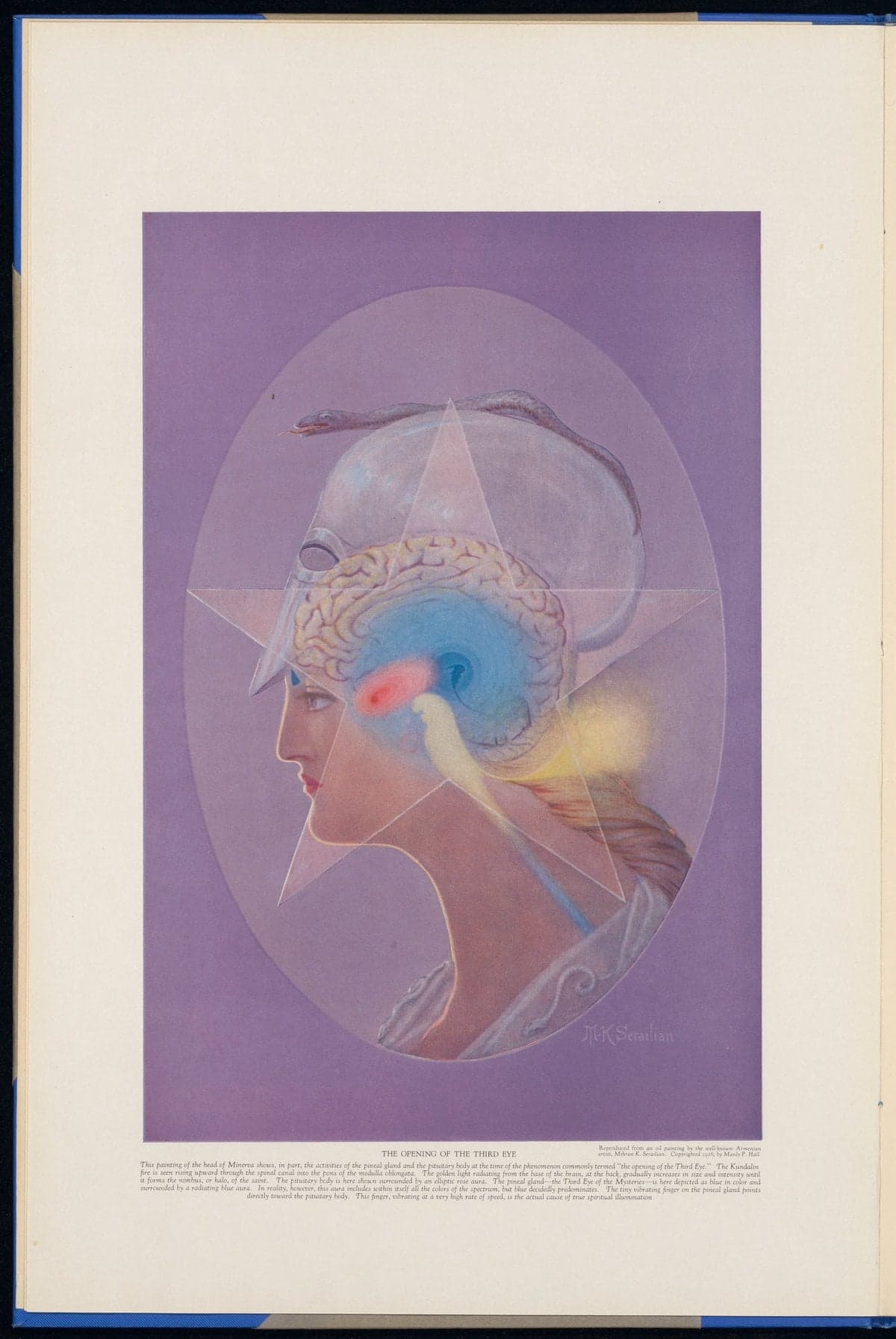 An essay on the fundamental principles of operative occultism prepared by Manly P. Hall to accompany three oil paintings by Mihran K. Serailian