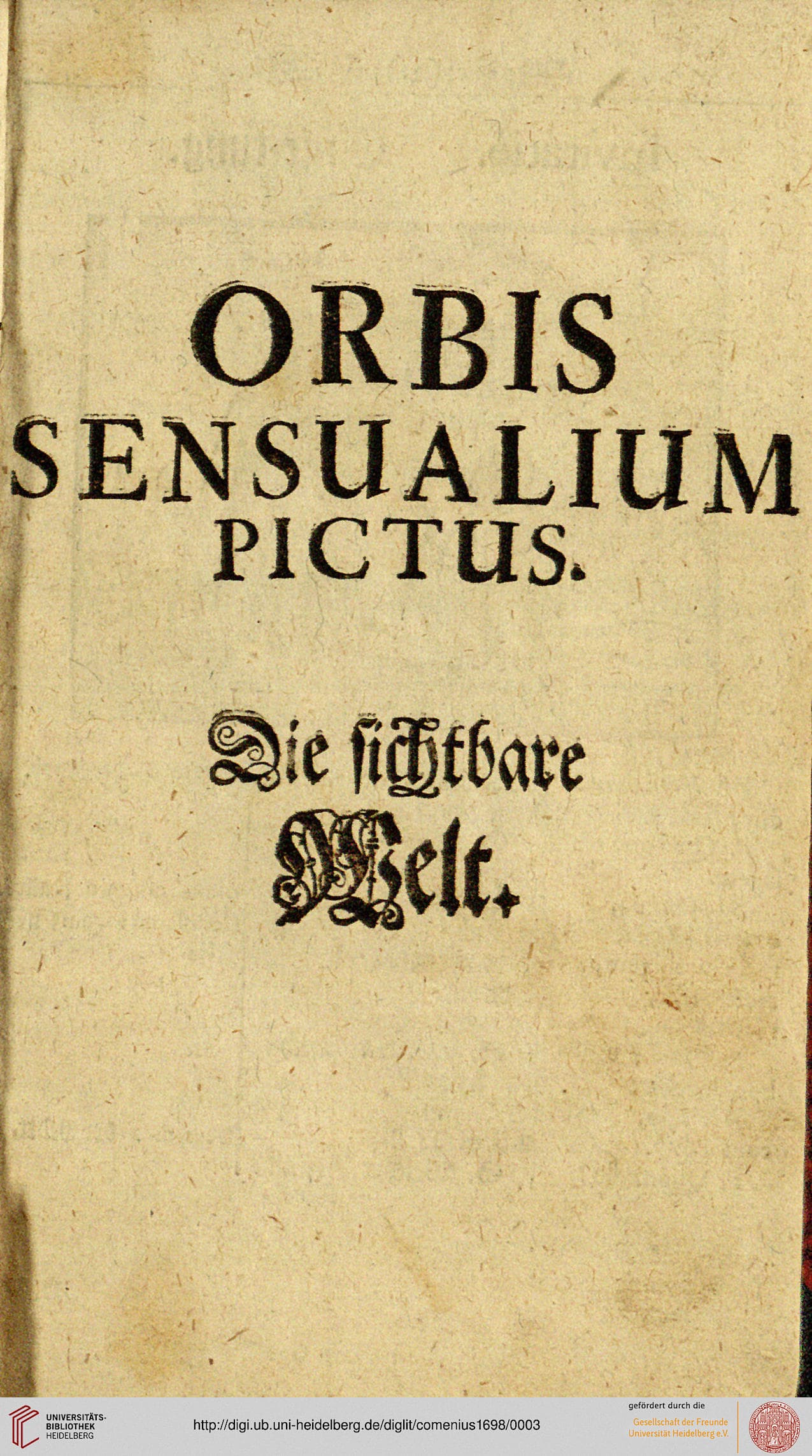 Orbis Sensualium Pictus (1698 Nuremberg edition)