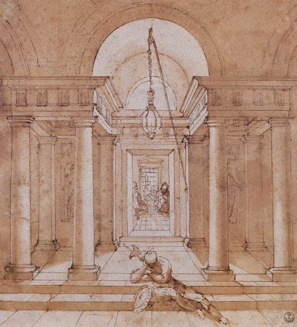 A Soldier before the Cell of St Peter