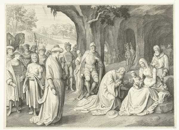 Aanbidding der koningen, RP-P-1898-A-19981