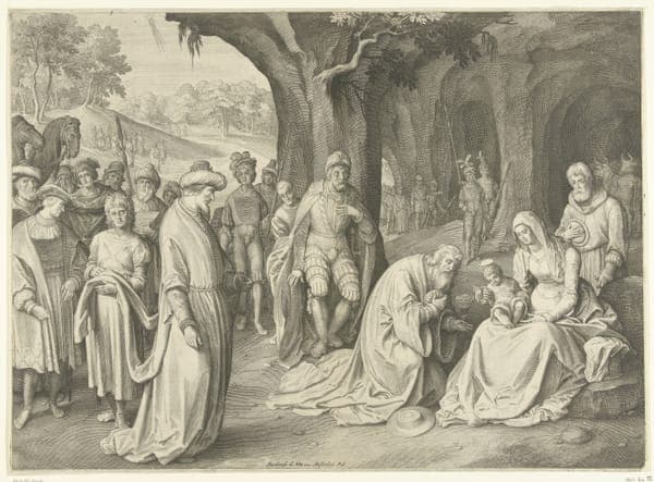 Aanbidding der koningen, RP-P-BI-5075