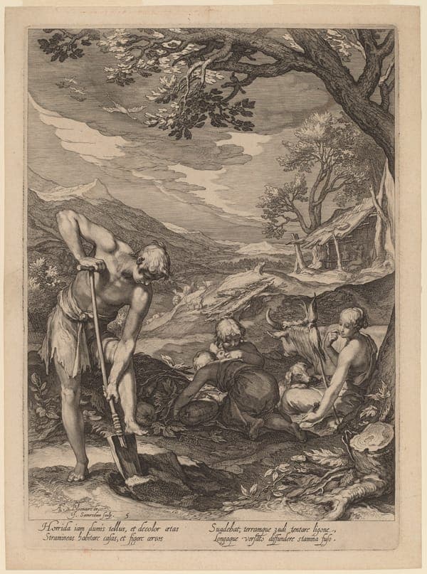 Adam and Eve Working