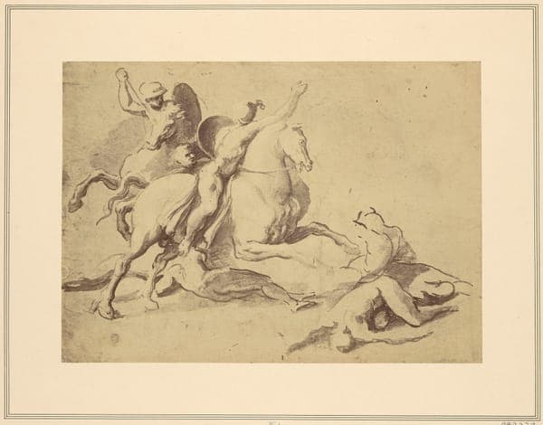 After Raphael - Battle Scene c.1853-76