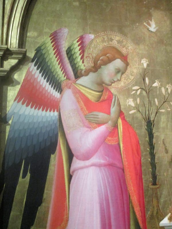 Annonciation Lorenzo Monaco Ange détail
