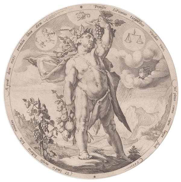 APD nach Hendrick Goltzius Jahreszeiten Herbst