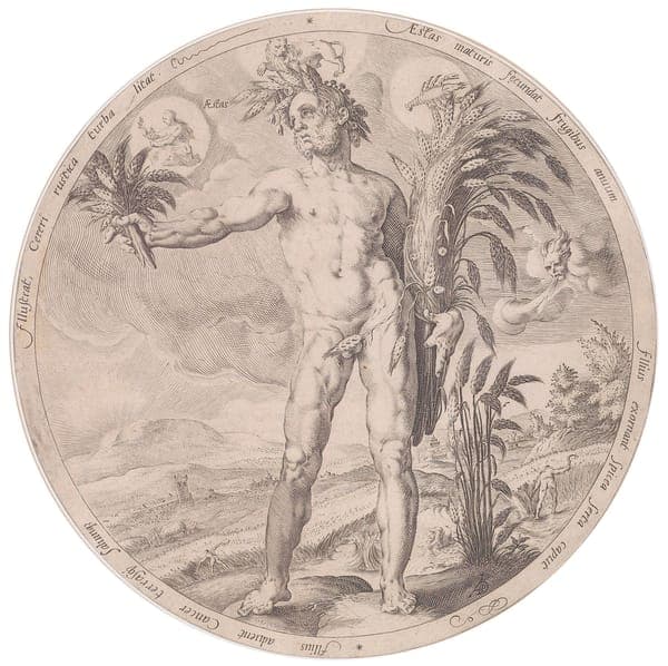 APD nach Hendrick Goltzius Jahreszeiten Sommer