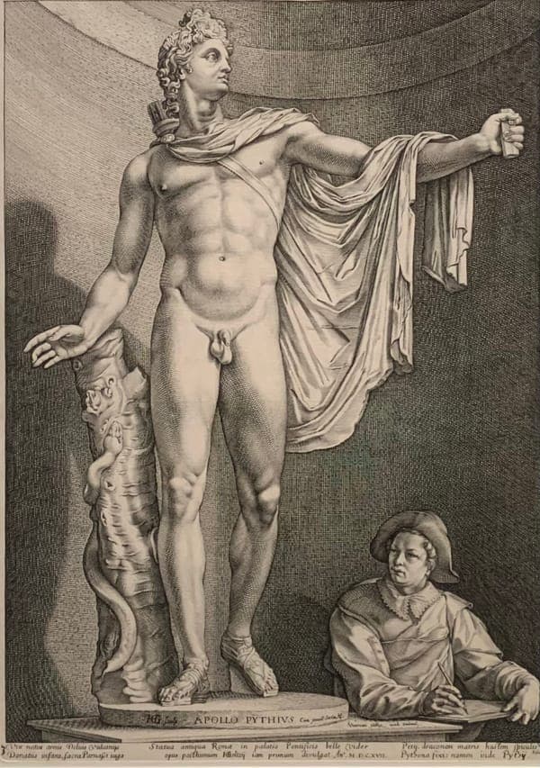 Apollo Belvedere - Hendrick Goltzius