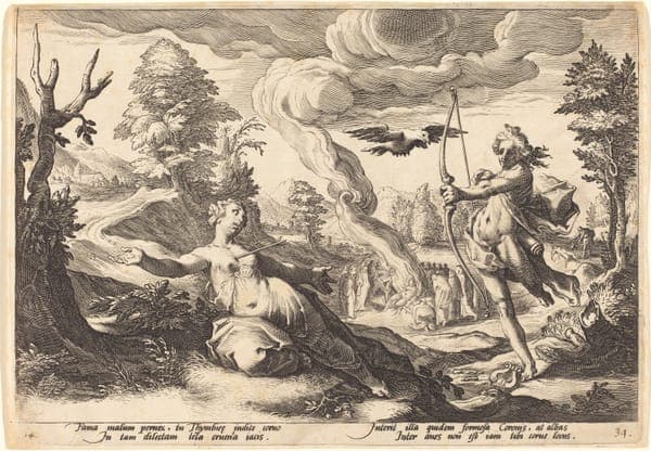 Apollo Killing Coronis - etching - Washington DC, NGA
