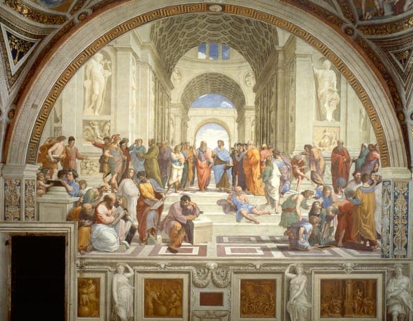 Italian: Scuola di Atene The School of Athens