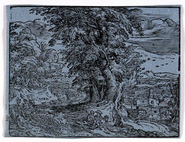 Landscape with Seated Couple