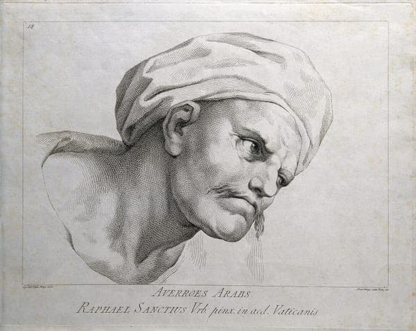 Portrait of Averroes.