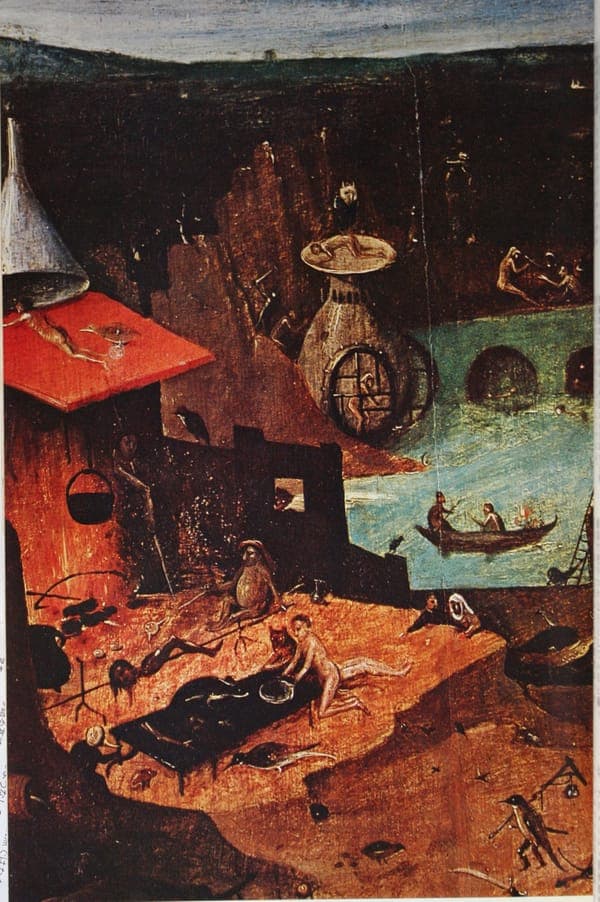 Bosch follower Last Judgment Triptych1969 detail