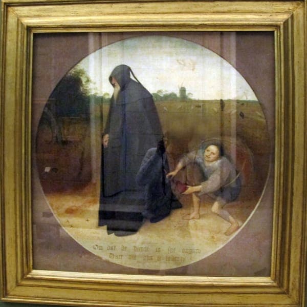 Bruegel il vecchio, il misantropo, 1568, Q16, 01