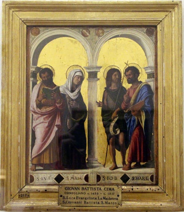 Cima da Conegliano (bottega), quattro santi 01