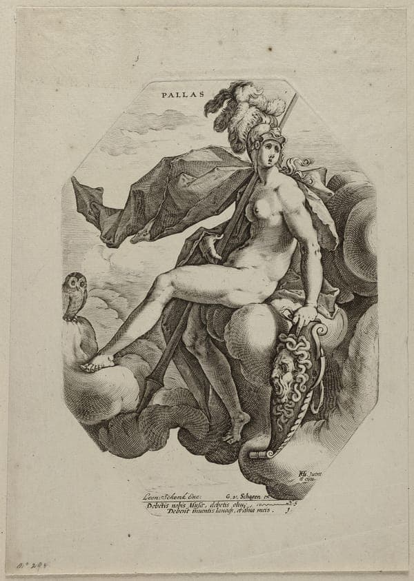 De godin Pallas Minerva. NL-HlmNHA 1477 53010771