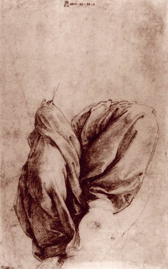 Drapery Study for a Sibyl