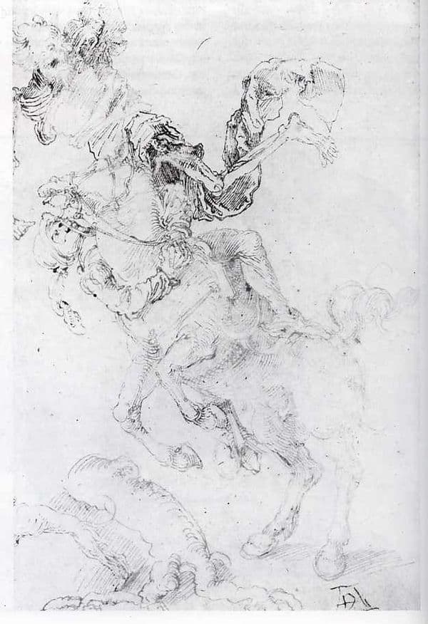 Reiter vom Tod überfallen