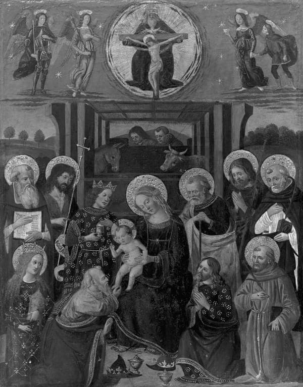 German: Anbetung der Könige Adoration of the Kings