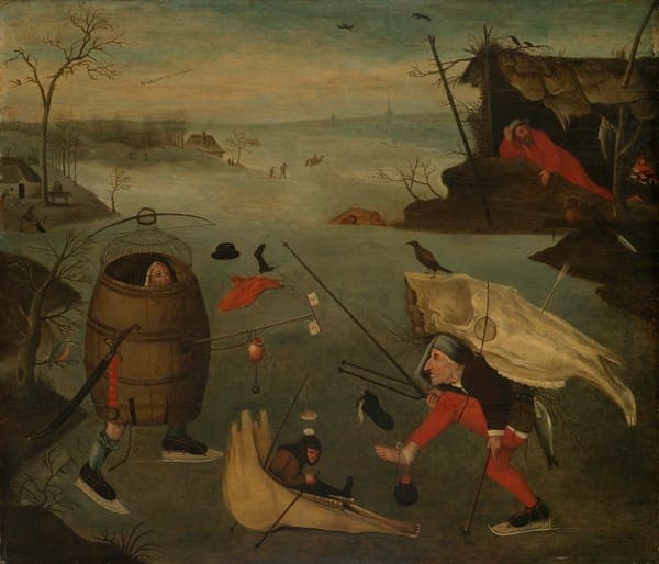 Grotesque Duel on the Ice