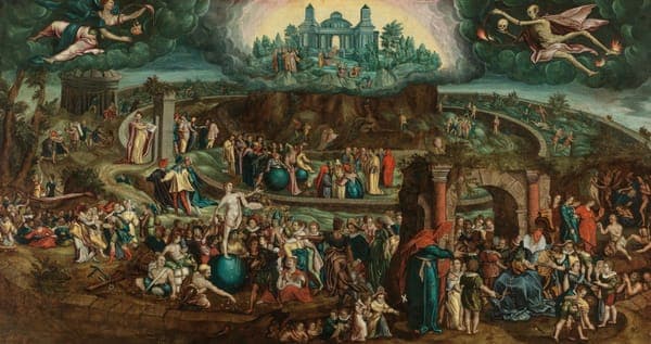 Hendrick Goltzius (circle) Tablet of Cebes