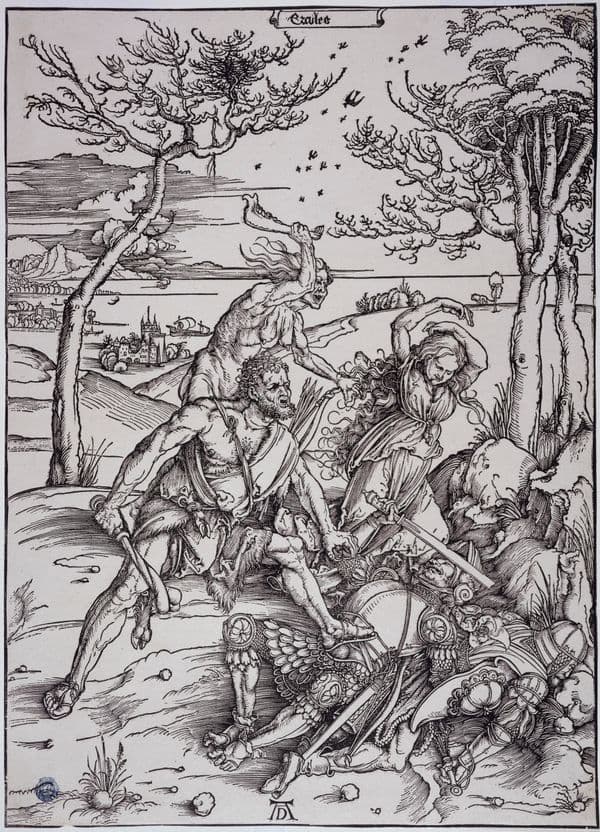 Hercule vainqueur de Cacus (Bartsch 127), GDUT4174