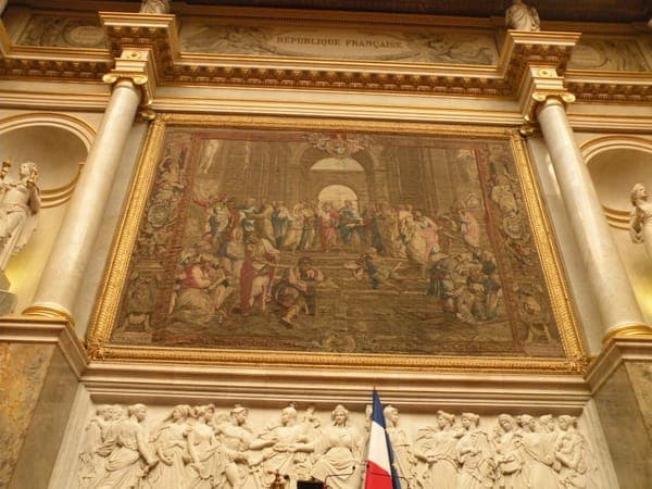 Hémicycle tableau Palais Bourbon