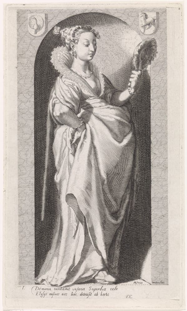 Hoogmoed (Superbia), RP-P-1880-A-4530