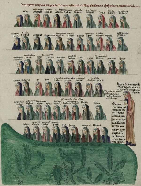 Hortus deliciarum facsimile 1818 Tab.12 extrait