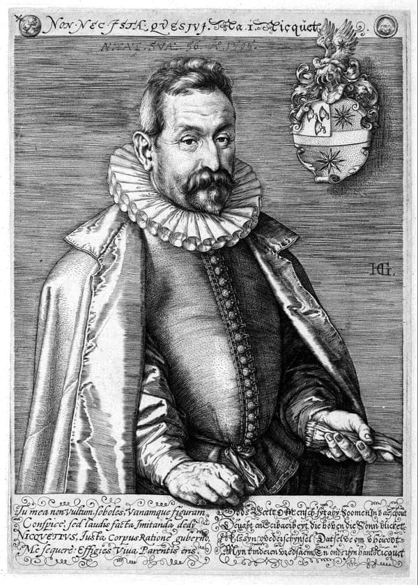 Jan Nicquet, by Hendrick Goltzius