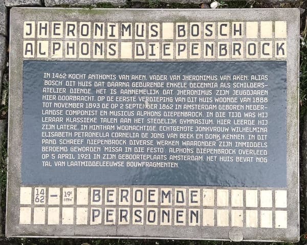 Jheronimus Bosch-Alphons Diepenbrock tegel
