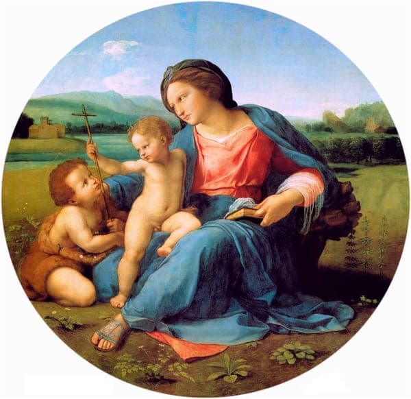 Kereszténység - Szűz Mária - The Alba Madonna - Raphael